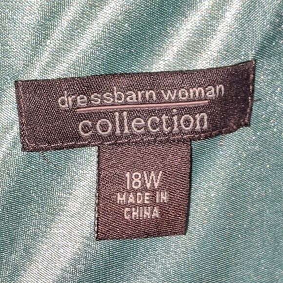 Black and Teal Midi Dress - Picture 5 of 5